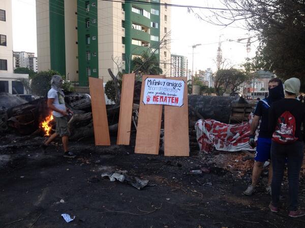 barricada Valencia