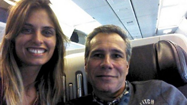 Foto:  Florencia Cocucci Junto a Nisman / infobae.com