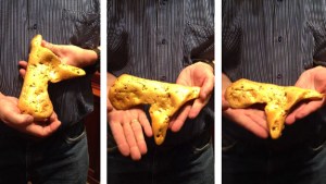 Se encontró esta mega pepota de oro que cuesta una pelota de euros (FOTO)