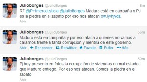 Julio Borges y Tareck El Aissami se “caen a piña” por Twitter
