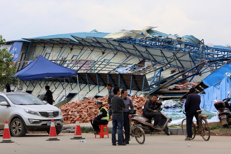 Nueve muertos y 272 heridos tras tormenta y granizo en el sur de China (Fotos)