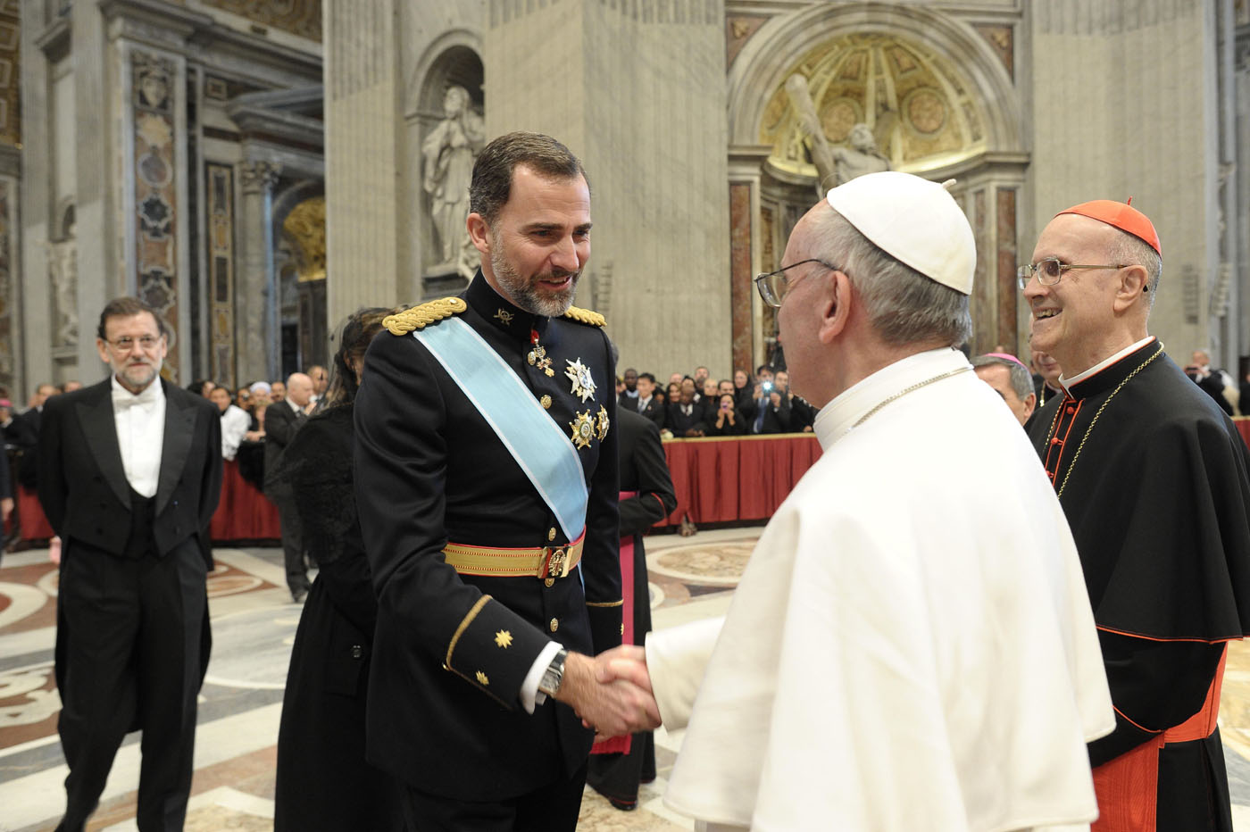 El Papa saludó a delegaciones extranjeras en la Basílica de San Pedro (Fotos)