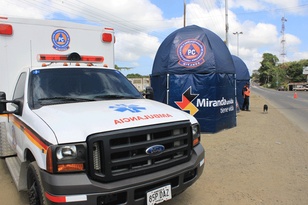 Protección Civil Miranda realizó cuatro atenciones pre hospitalarias
