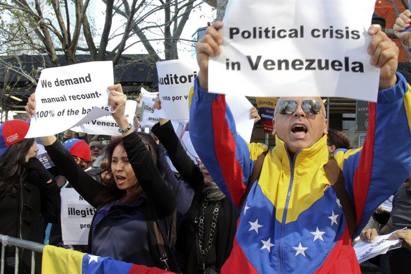 Venezolanos en Nueva York piden ante la ONU auditoría del resultado electoral