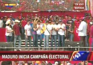Los actores chavistas están con Maduro en Barinas (Imágenes + Video)