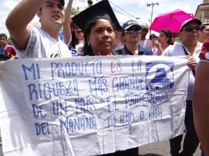 Así marcharon los estudiantes en Puerto Ordaz (Fotos)