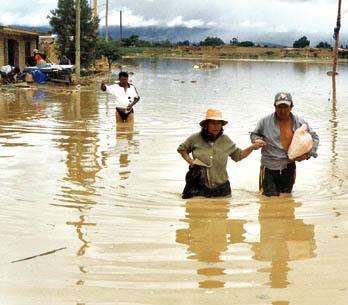 Alrededor de cuatro mil personas fueron evacuadas por inundaciones