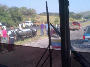ARC: Accidente a la altura del Embalse de Zuata (Fotos)