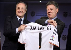 Presidente Juan Manuel Santos se reunió con Florentino Pérez (Fotos)