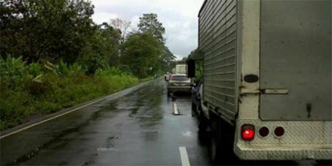 Al menos 18 heridos al volcarse autobús en la Carretera Nacional Troncal 9