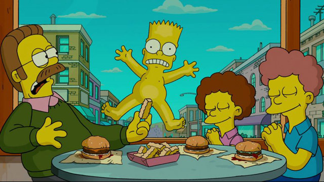 Piden a “Los Simpsons” menos desnudos y más respeto a Dios