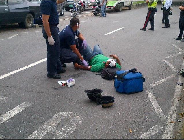 Mataron a un motorizado en la avenida Libertador