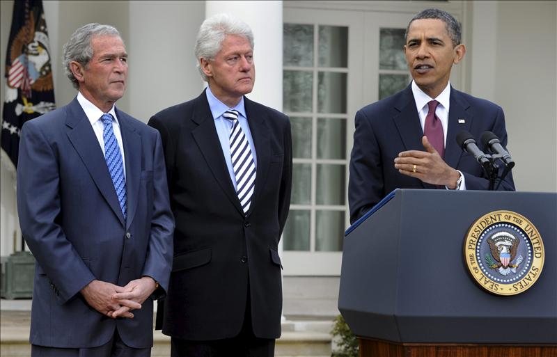 Obama, Bush y Clinton viajarán juntos para funeral de Mandela