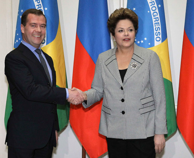 Rousseff se reunió en privado con el presidente de Guyana