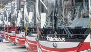 Suspendidas cuatro rutas de Metrobús este #14M