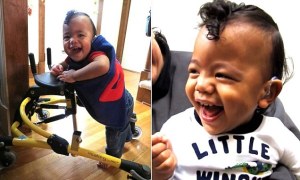 Así reaccionó este bebé sordo al oír por primera vez (Video)