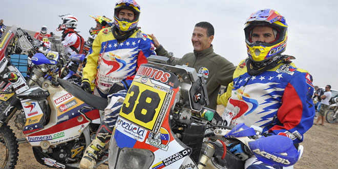 Tres motociclistas venezolanos listos para iniciar el Dakar