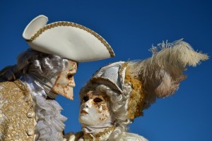 El tradicional “vuelo del ángel” lanzó el Carnaval de Venecia (Fotos)