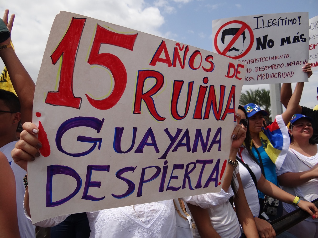 Opositores en Puerto Ordaz también dijeron presente este 12F (Fotos)