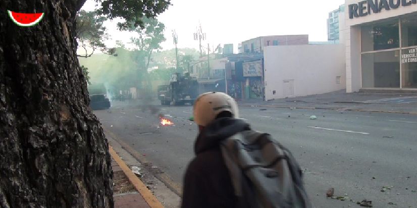 Video Exclusivo: Se utilizó gas verde durante manifestación en Altamira
