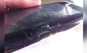 Un iPhone 5C se incendia en el bolsillo de una estudiante (Foto)