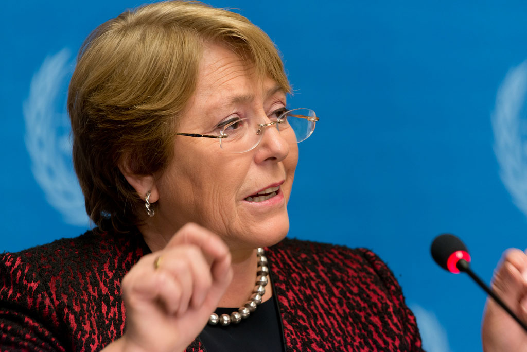 Bachelet dice que fin de violencia contra mujer es primordial para igualdad