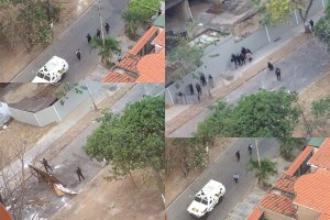 EN VIDEO: GNB dispara contra vecinos de Mañongo  ¿diálogo?