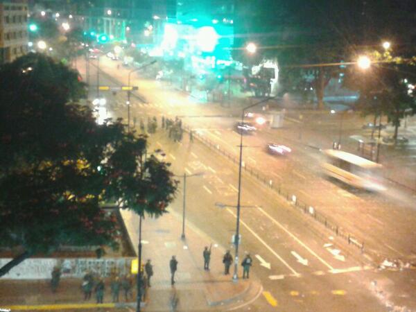 Cerradas las estaciones Chacao y Altamira por manifestaciones