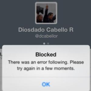 Diosdado bloquea a Fernando Del Rincón tras ser invitado a su programa (Imagen)