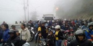 Motorizados protestan por la inseguridad en la Panamericana