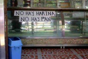 No hay pan en panaderías por falta de harina (Foto)