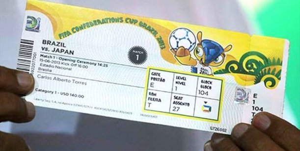 Alertan sobre circulación de entradas falsas para los partidos del #MundialBrasil2014