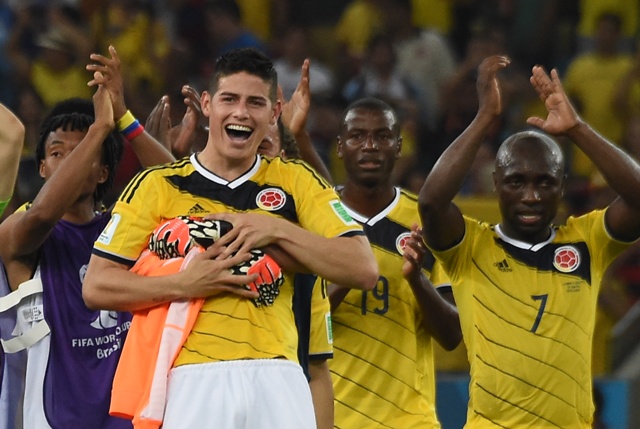 El jugador colombiano James nominado al Balón de Oro