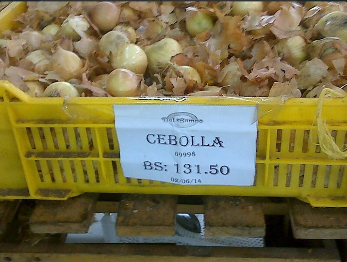 Seguirás llorando con el precio de la cebolla (Foto)