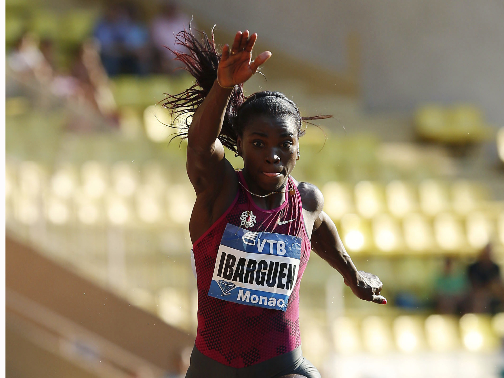 Nuevo récord sudamericano para la colombiana Caterine Ibargüen