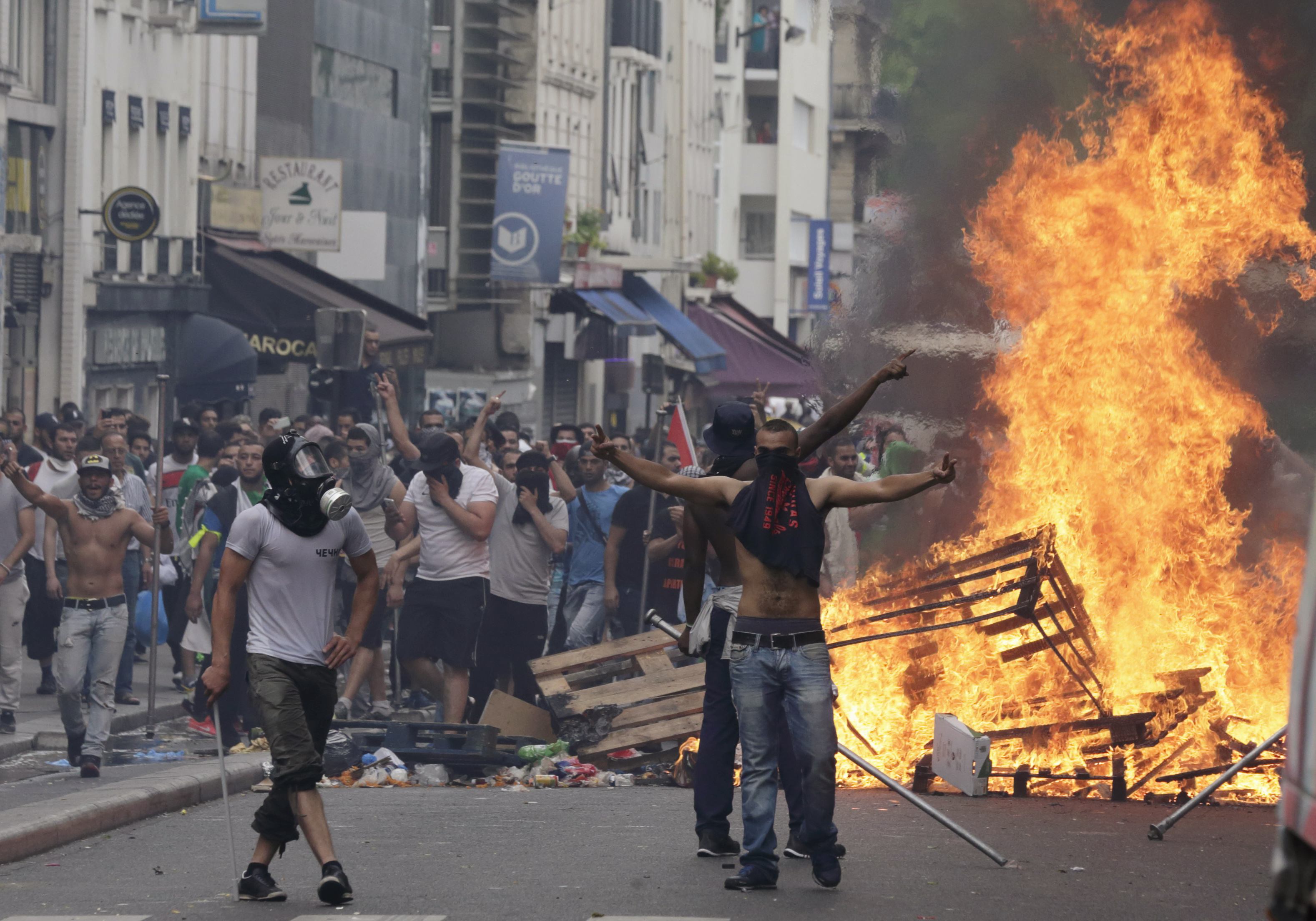 París “se quema”…disturbios en manifestación contra Israel (Fotos)