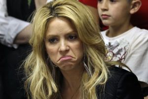 Shakira también lloró