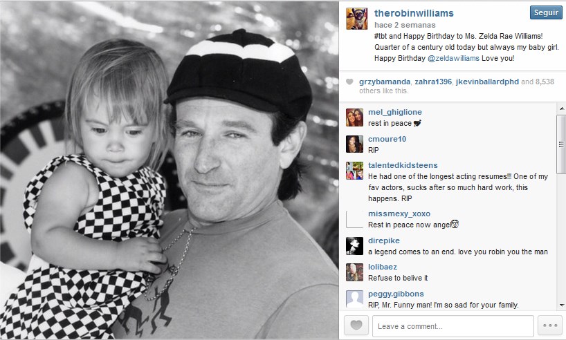 Este fue el último tuit de Robin Williams