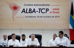 Cumbre del Alba aprueba plan de acción para evitar el ébola en la región