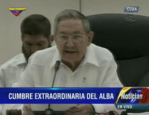 Raúl Castro abre cumbre del Alba sobre el ébola en La Habana