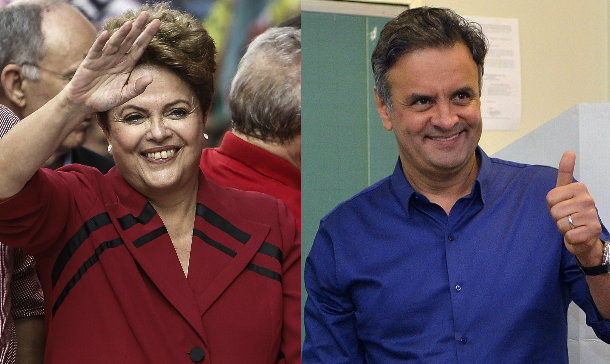 Rousseff y Neves cierran la campaña más impredecible de las últimas décadas