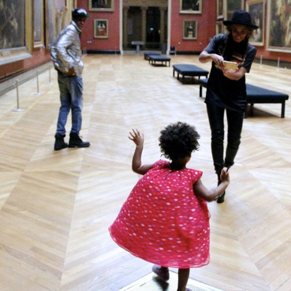 Blue Ivy da sus primeros pasos en el mundo del arte (Fotos)