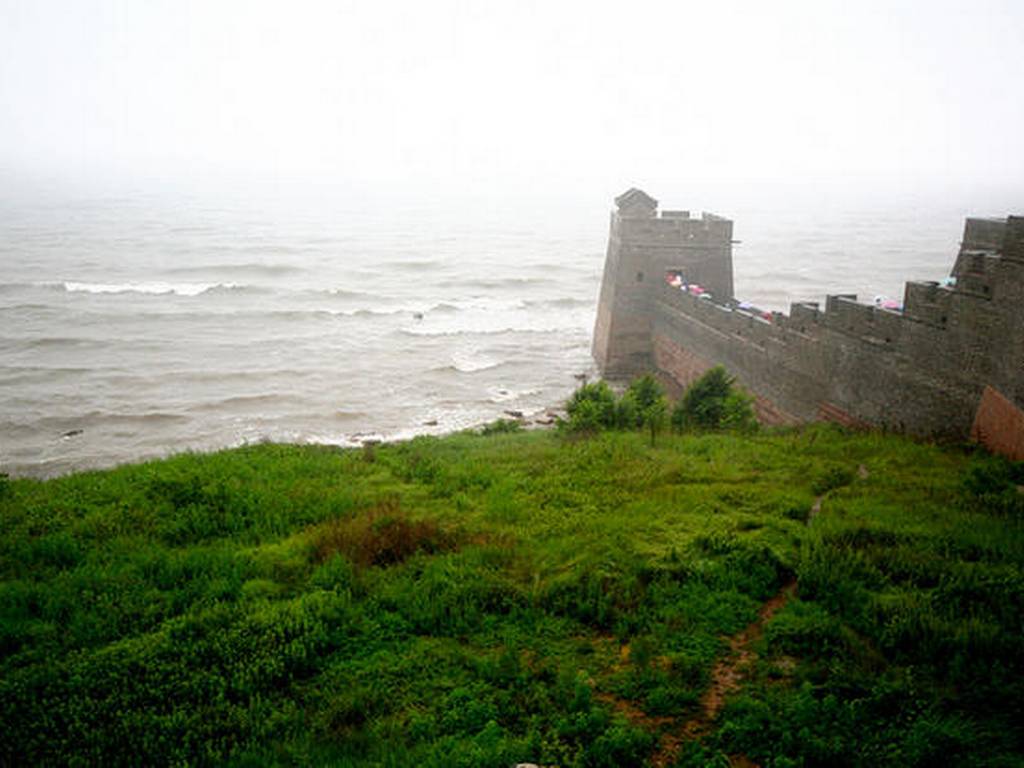 Así se ve el final de la Muralla China (Fotos)