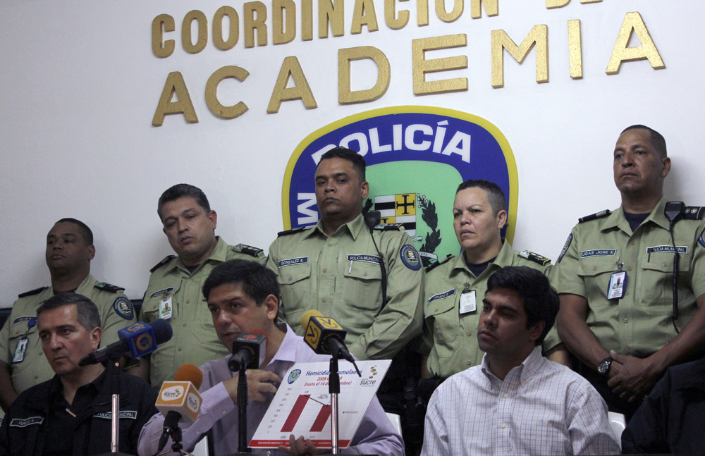 Los homicidios disminuyeron en 40% en el municipio Sucre