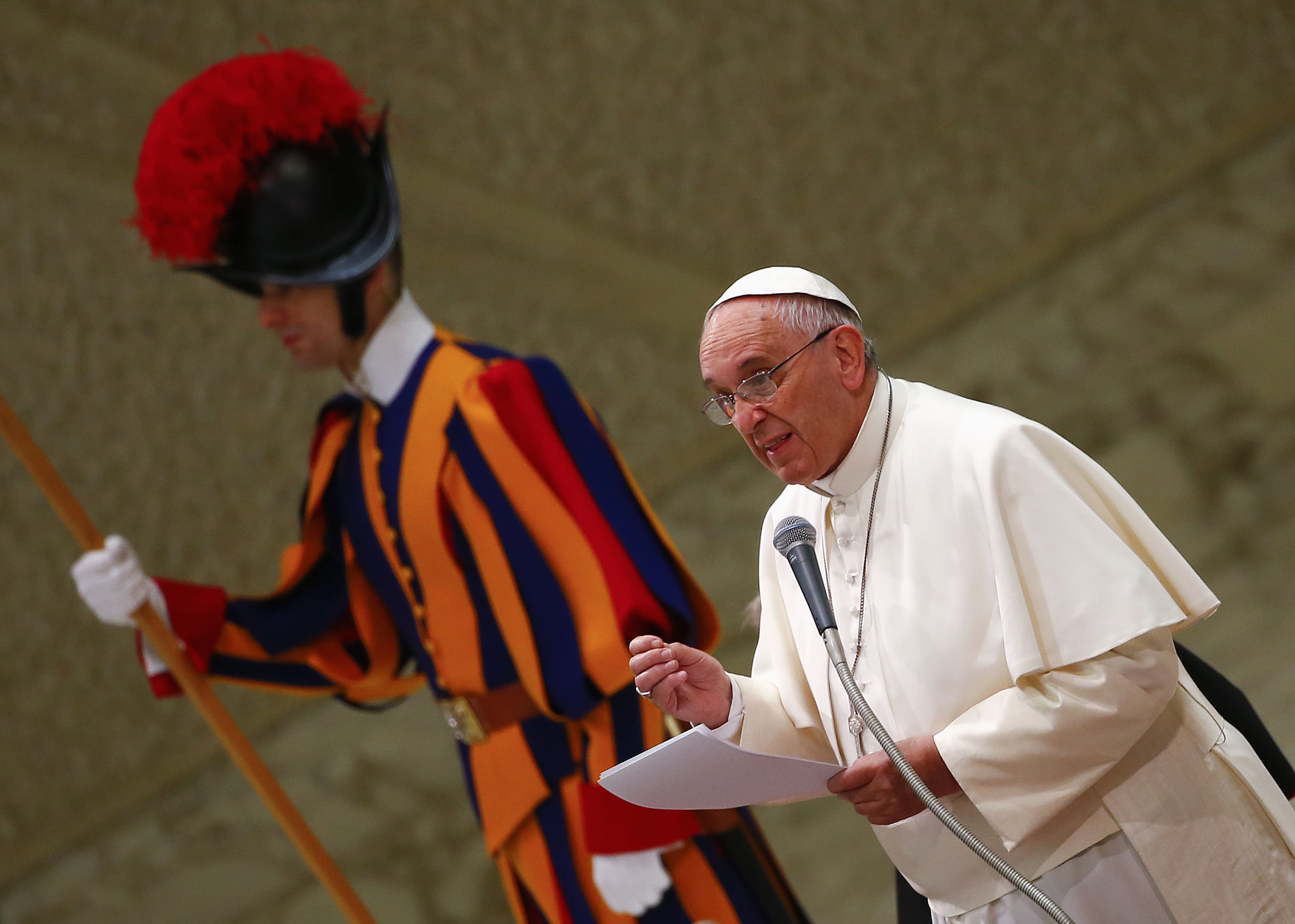 El papa Francisco recuerda que no se puede hacer guerra en nombre de Dios