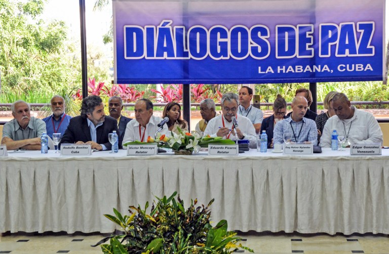 Gobierno colombiano y las Farc inician complejo debate sobre justicia