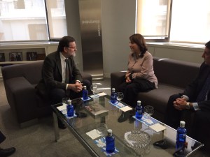 Mariano Rajoy recibe a Mitzy de Ledezma