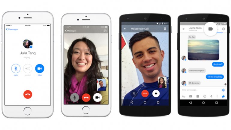 Facebook agregó videollamadas a su aplicación de Messenger