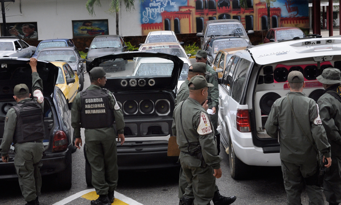 GNB detuvo 53 carros por “perturbar la tranquilidad”