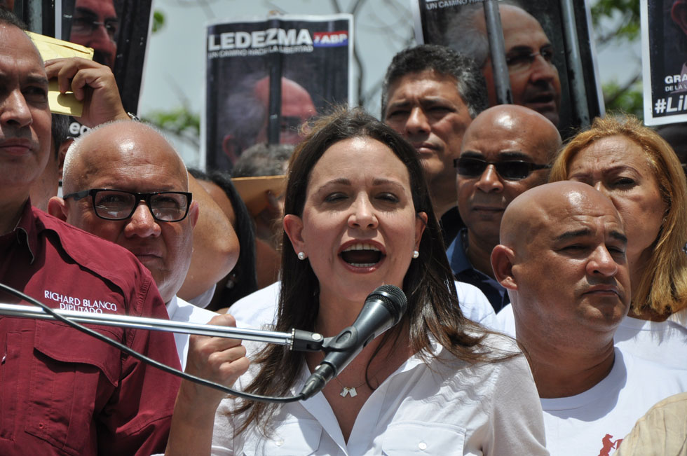 María Corina: Como Ledezma y Leopoldo, ratifico cada palabra y cada acto de nuestra lucha
